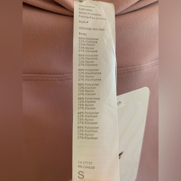 NEW Fabletics Rosebloom On-The-Go PowerHold® High-Waisted Capri Size Small - Picture 7 of 8